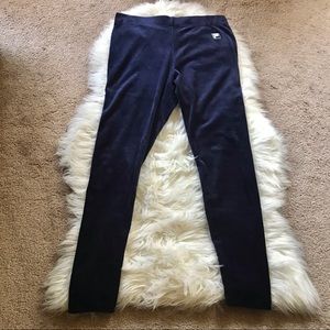 🎄FILA Blue Velvet Plush Leggings